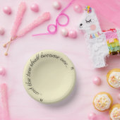 Sepia & Zwart Bruiloft Bijbel Quote Papieren Kommen (Feest)