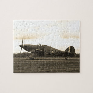 Sepiatone Hawker Hurricane Legpuzzel