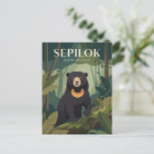 Sepilok Maleisië Briefkaart (Staand voorkant)