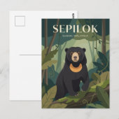 Sepilok Maleisië Briefkaart (Voorkant / Achterkant)