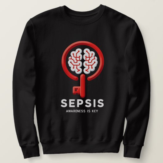 Sepsis Awareness is een belangrijk sweatshirt (Design voorkant)