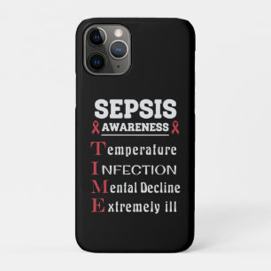 Sepsis Awareness T.I.M.E.-gids Case-Mate iPhone Case