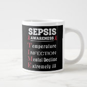 Sepsis Awareness T.I.M.E.-gids Grote Koffiekop (Rechts)