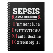 Sepsis Awareness T.I.M.E.-gids Notitieboek (Voorkant)