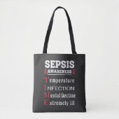 Sepsis Awareness T.I.M.E.-gids Tote Bag (Voorkant)