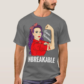 Sepsis Awareness Warrior Unbreekable Survivor Supe T-shirt