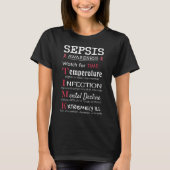 Sepsis Awareness Watch voor TIME Guide T-shirt (Voorkant)