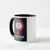 Sepsis bewustzijn is de belangrijkste Mok cups (Voorkant links)