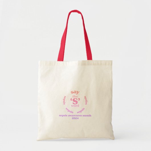 Sepsis Canvas tas - Roze Ombre 2024 (Voorkant)