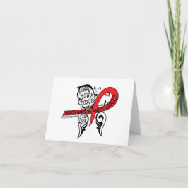 Sepsis Overlevenden Ribbon kaart