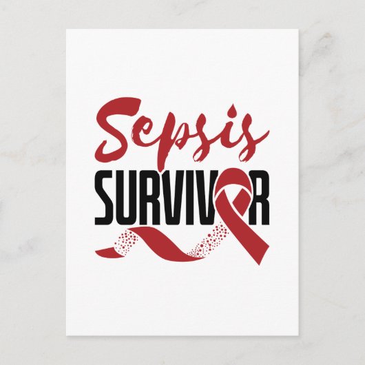 Sepsis Survivor Awareness Briefkaart (Voorkant)