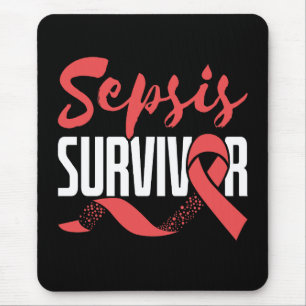 Sepsis Survivor Warrior Fighter Awareness Maand Muismat