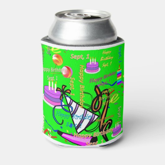 sept, 1 kinderverjaardag blikjeskoeler (Blikje Achterkant)