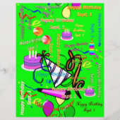 sept, 1 kinderverjaardag flyer (Voorkant)