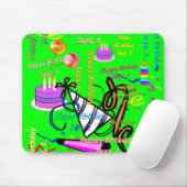 sept, 1 kinderverjaardag muismat (Met muis)