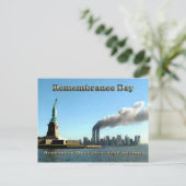 Sept. van de Dag van de herinnering 911 11, 2001 Briefkaart (Staand voorkant)