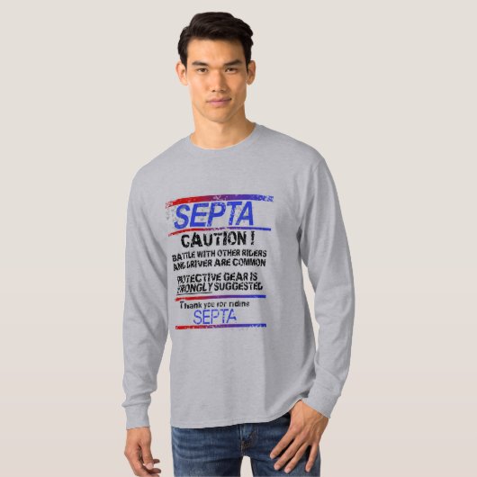 SEPTA Battle Warning! T-shirt (Voorkant volledig)