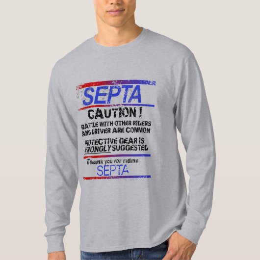 SEPTA Battle Warning! T-shirt (Voorkant)