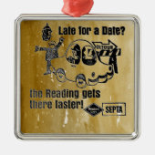 Septa Reading Lines Service Metal Ornament (Voorkant)