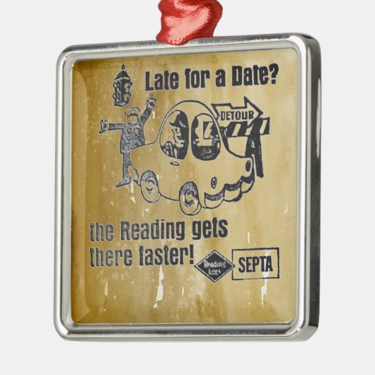 Septa Reading Lines Service Metal Ornament (Links)