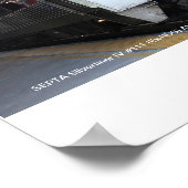 SEPTA Silverliner IV #111 bij Wilmington Poster (Hoek)