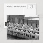 Septa Transit M-3 Market Frankford Blue Line Cars Briefkaart (Voorkant / Achterkant)