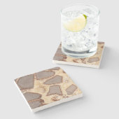 Septarian Nodule Cross section Interessant Rocks Stenen Onderzetter (Zijkant)