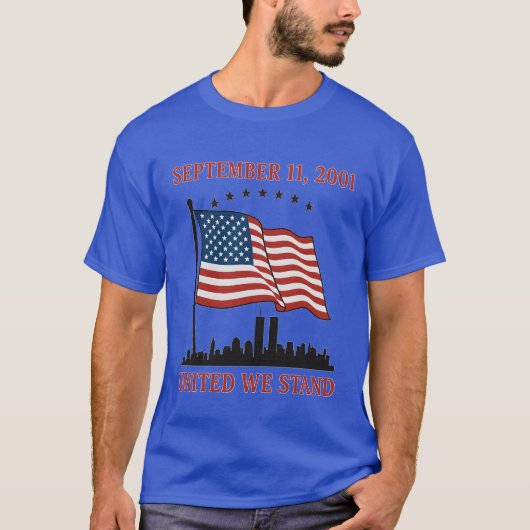 SEPTEMBER 11, 2001 UNITED WE STAND T-SHIRT (Voorkant)