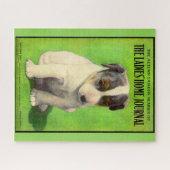 September 1906 Damesdagblad cover puppy Legpuzzel (Horizontaal)