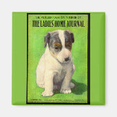 September 1906 Damesdagblad cover puppy Magneet (Voorkant)