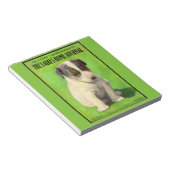 September 1906 Damesdagblad cover puppy Notitieblok (Schuin)