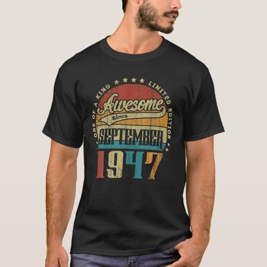  september 1947 een soort Geweldige T-shirt (Voorkant)