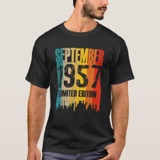 September 1957 64 Years Old Birthday Limited Editi T-shirt