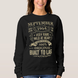 September 1964 58 jaar oud 58ste verjaardag trui