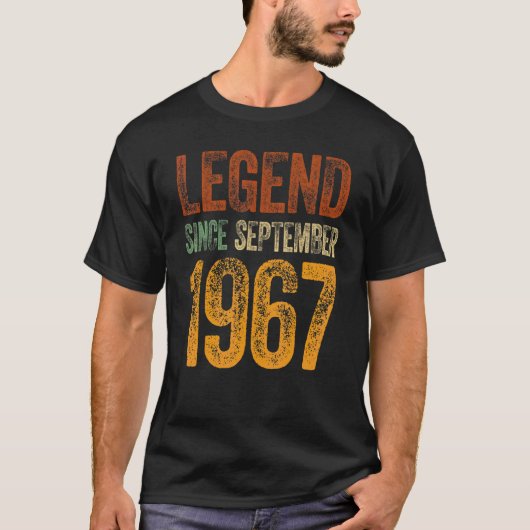 september 1967 geboren sinds t-shirt (Voorkant)