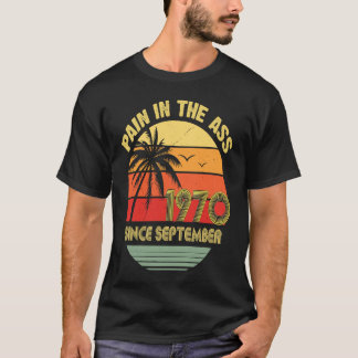 september 1970 49ste verjaardag van de geboorte t-shirt