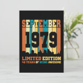 September 1979 Limited 42 Jaar Verjaardag Kaart (Staand voorkant)
