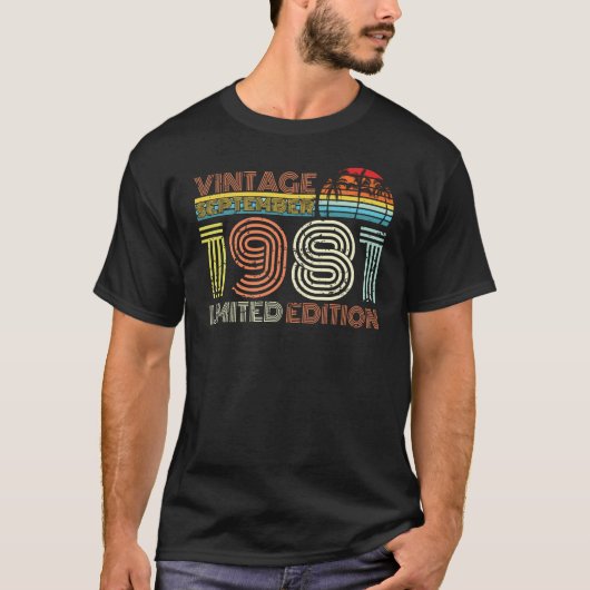 september 1981 cadeau t-shirt (Voorkant)