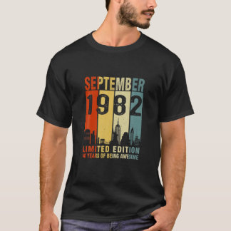 September 1982 beperkte Uitgave 40 jaar van als a T-shirt