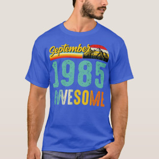 September 1985 Verjaardagscadeau Shirt Vintage Sep
