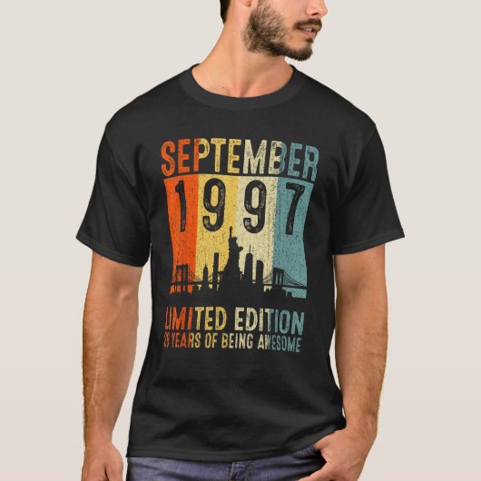 September 1997 26 jaar Geweldige 2 T-shirt (Voorkant)