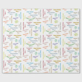 September, 1 cadeaupapier voor thuisdag (Vlak)