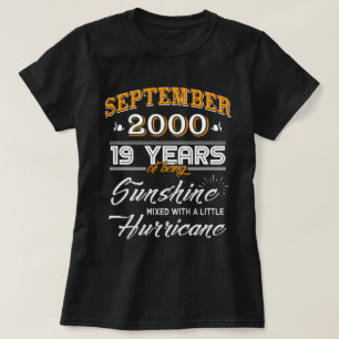 september 2000, 19 jaar zonneschijn t-shirt