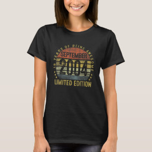 september 2004 18e dag van de geboorte 1 t-shirt