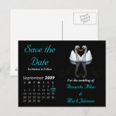 September 2009 Save the Date, Aankondiging van de  (Voorkant / Achterkant)