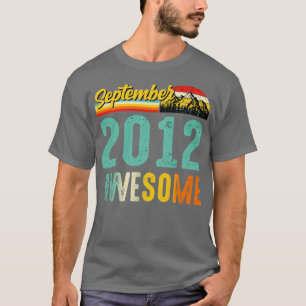 September 2012 Verjaardagscadeau Shirt Vintage Sep