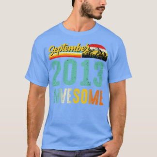 September 2013 Verjaardagscadeau Shirt Vintage Sep
