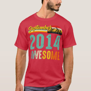 September 2014 Verjaardagscadeau Shirt Vintage Sep