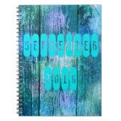 september 2016 Paars Turquoise Month Notitieboek (Voorkant)