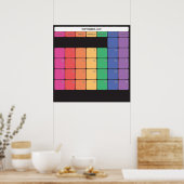 September 2017 planner kalender poster (Keuken)